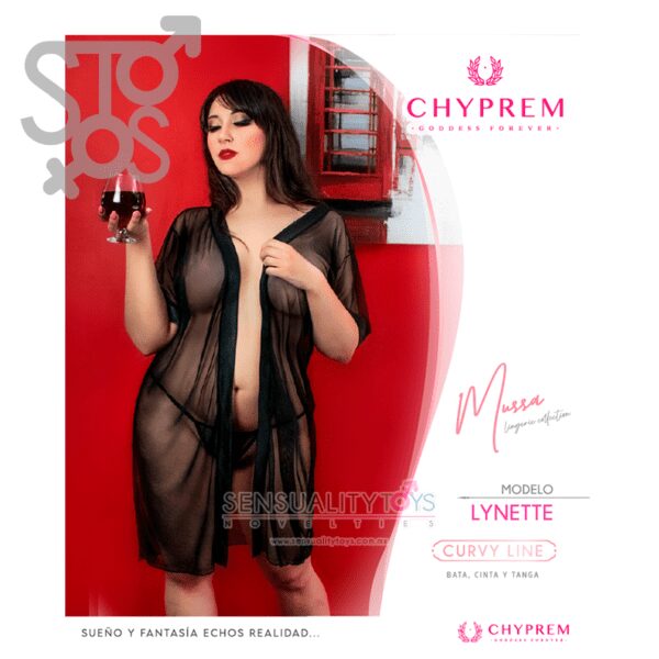 STCL-022 LENCERÍA CHYPREM – MODELO LYNETTE – MUSSA COLLECTION - CURVY LINE