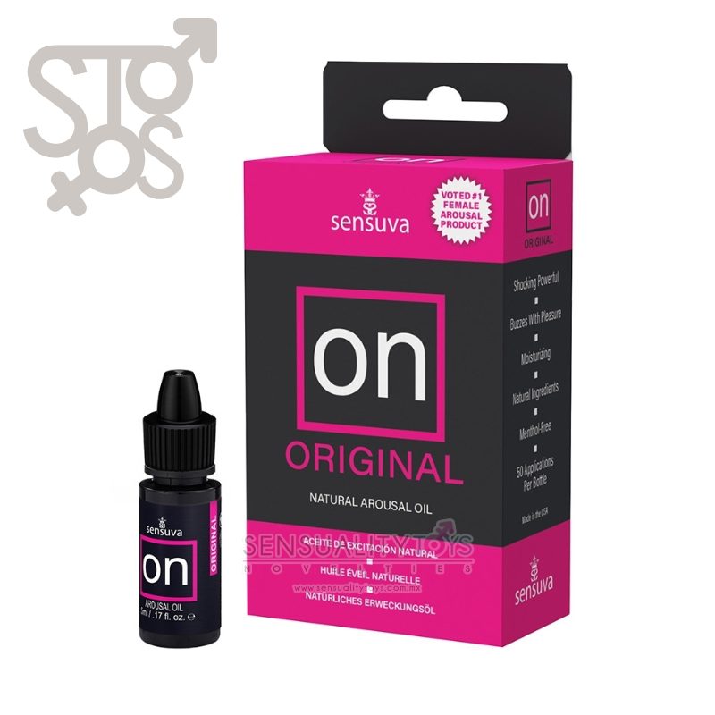 VL179-M SENSUVA ON ORIGINAL AROUSAL OIL 5ML BOTTLE MEDIUM BOX