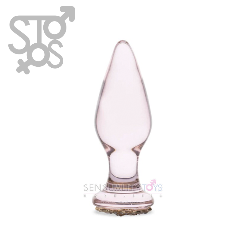 YF-198 PLUG ANAL ROSA CON CORONA DORADA