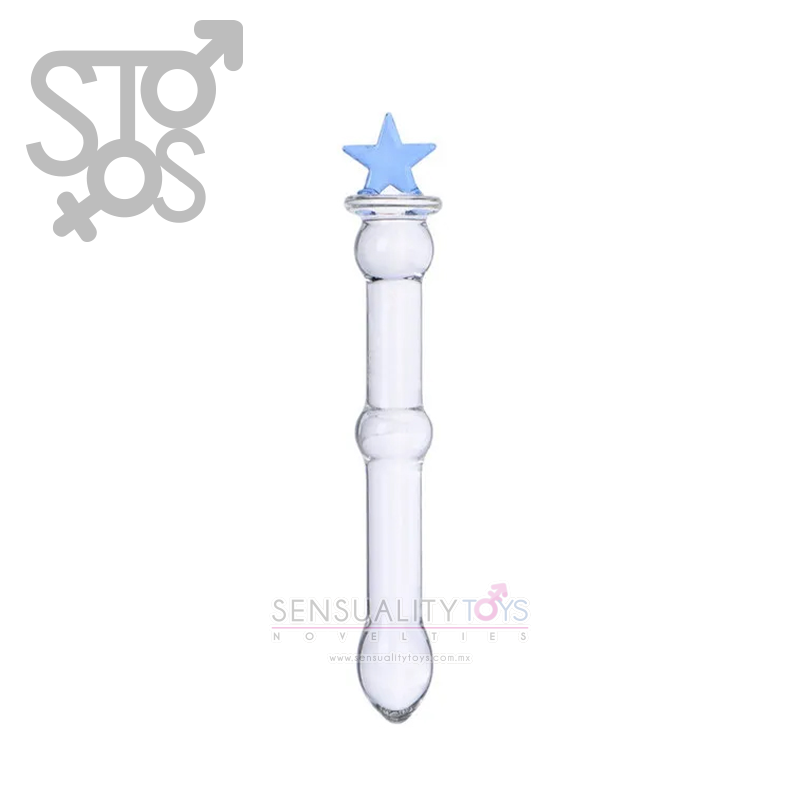 YF-378 VARITA ESTIMULANTE CRISTAL CON VARIANTE - ESTRELLA AZUL