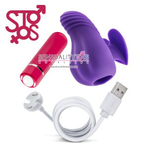 BL-12261 ARIA - MI VIBE - RECHARGEABLE BULLET KIT - PLUM - Imagen 5