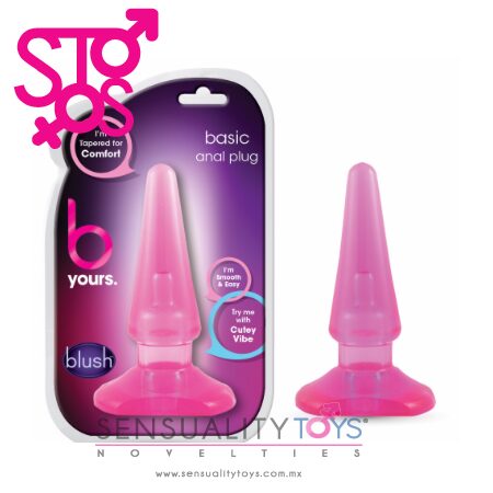 BL-24110 B YOURS - BASIC ANAL PLUG - PINK