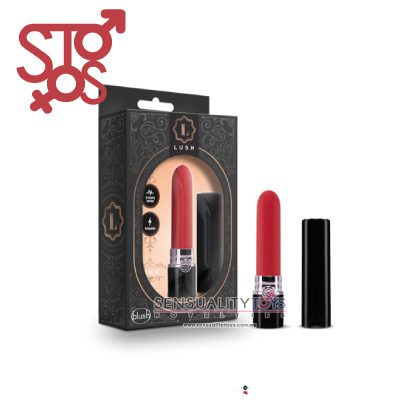 BL-36008 LUSH - LINA LIPSTICK VIBRATOR - SCARLET
