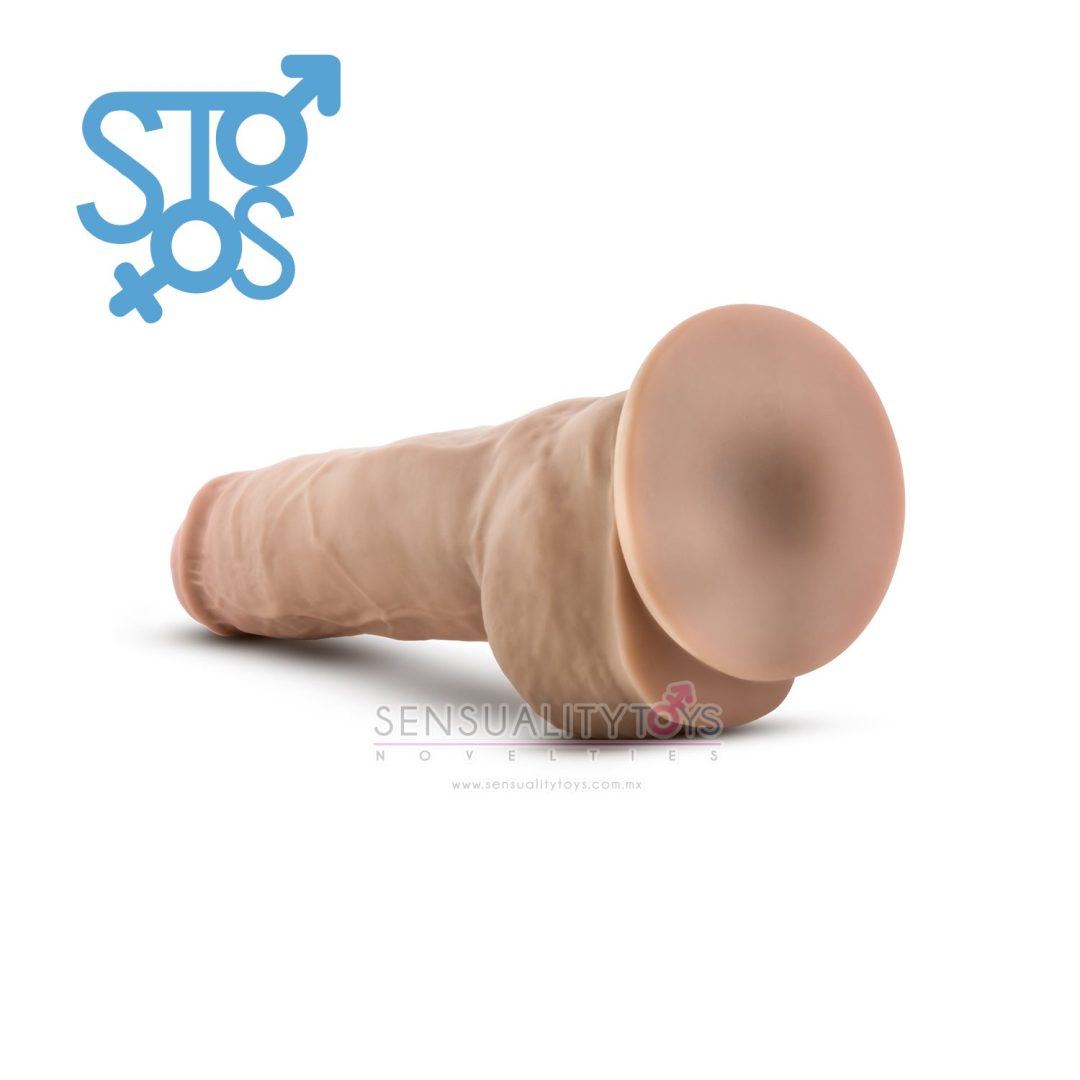 BL-37583 AU NATUREL - 10" SENSAFEEL DILDO - BIG BOY - VANILLA - Imagen 4