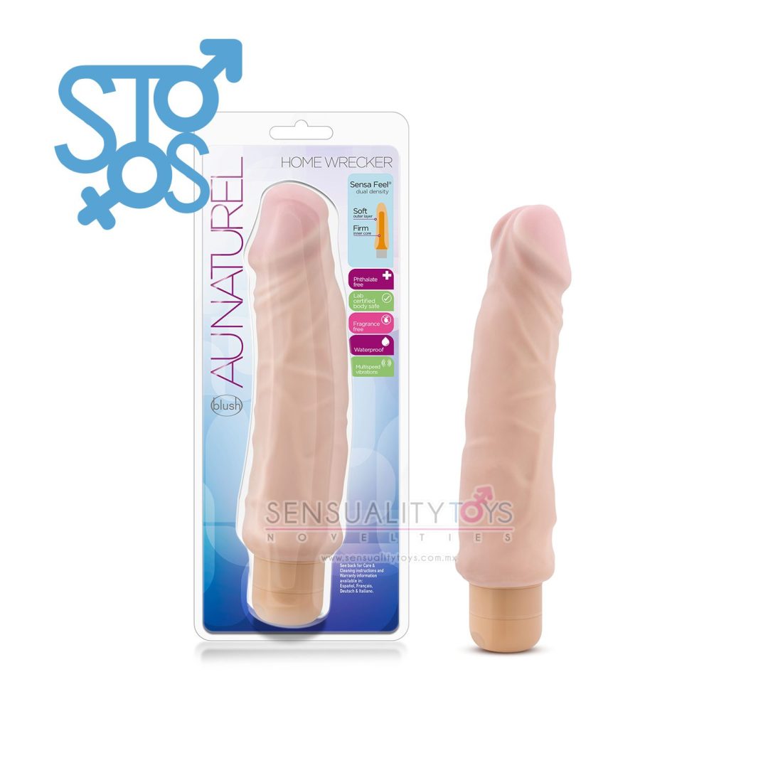 BL-52283 AU NATUREL - SENSAFEEL VIBRATOR - HOME WRECKER - BEIGE