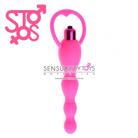 GM-031 PLEASURE SILICONE BEADS VIBRATOR - BUMBLISS - PINK - Imagen 2