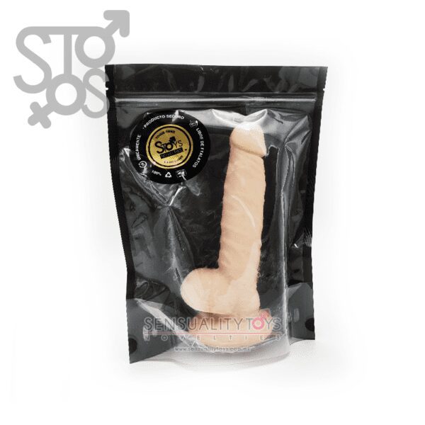 ST-1009 STOYS – 5.5″ DILDO W/ BALLS - MR. EGG - Imagen 2
