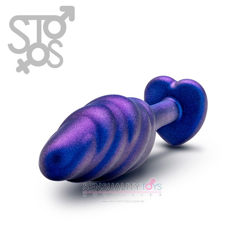 BL-10122 ANAL ADVENTURES MATRIX - BUMPED BLING PLUG - SAPPHIRE - Imagen 2