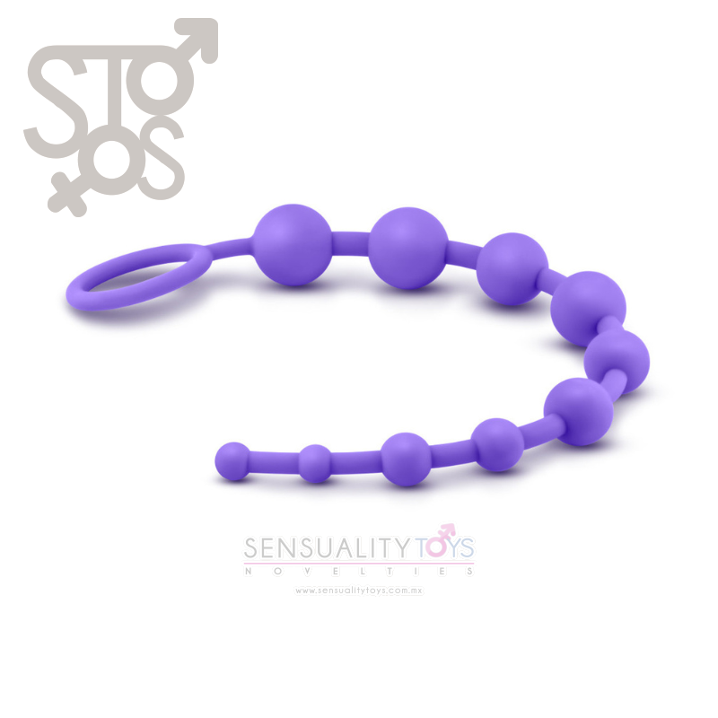 BL-11001 LUXE - SILICONE 10 BEADS - PURPLE - Imagen 5