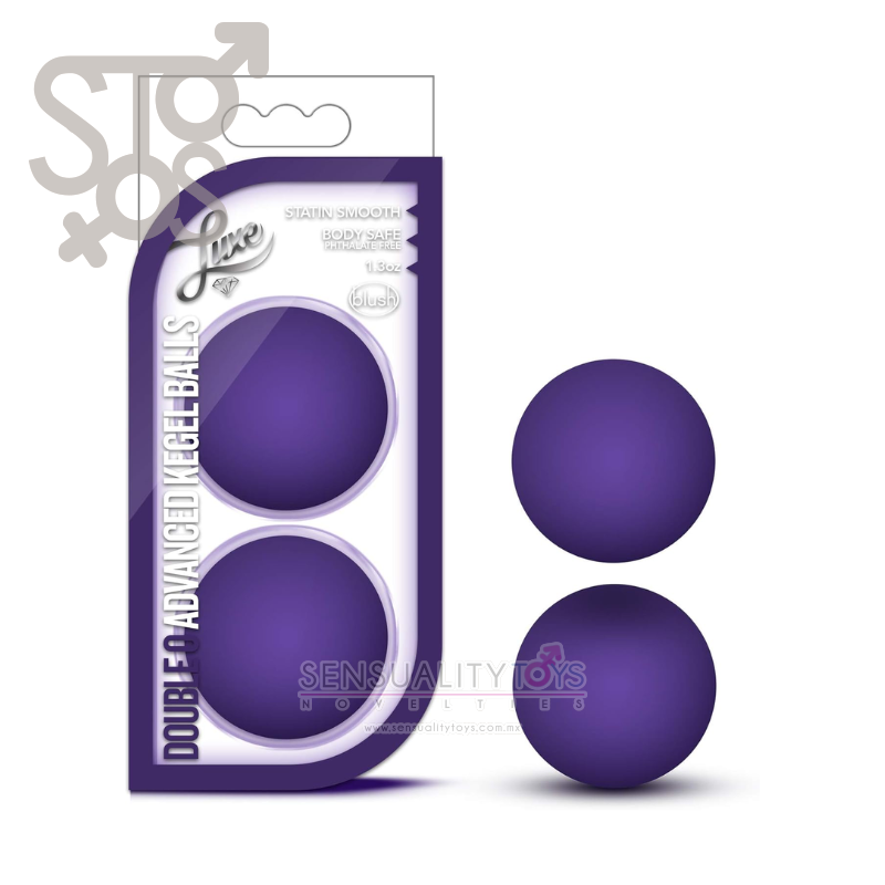 BL-56401 LUXE - DOUBLE O BEGINNER KEGEL BALLS - MORADO