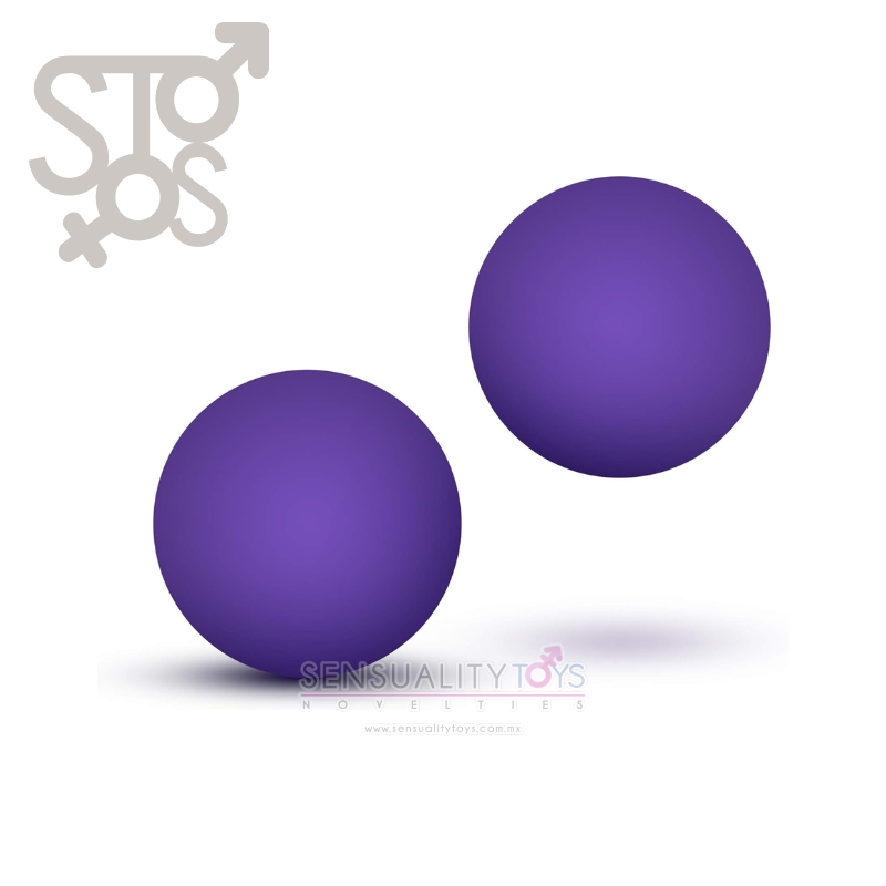BL-56401 LUXE - DOUBLE O BEGINNER KEGEL BALLS - MORADO - Imagen 2