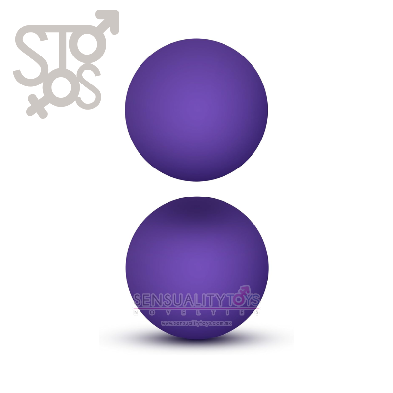 BL-56401 LUXE - DOUBLE O BEGINNER KEGEL BALLS - MORADO - Imagen 3