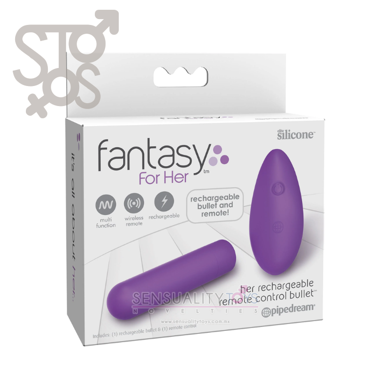 PD4946-12 Fantasy For Her Her Rechargeable Remote Control Bullet