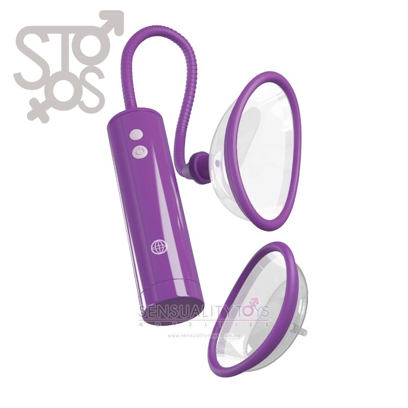 PD4966-12 Fantasy For Her Rechargeable Pleasure Pump Kit - Purple - Imagen 5