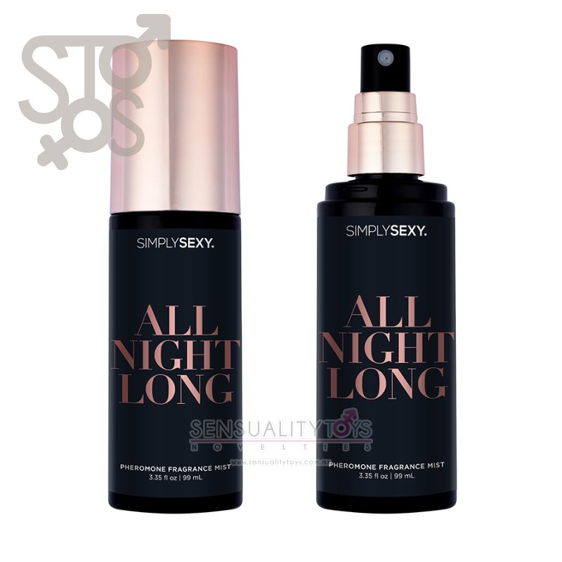 SSY3103-03 SIMPLY SEXY CONFESSIONS PHEROMONE BODY MIST-ALL NIGHT LONG 3.35OZ