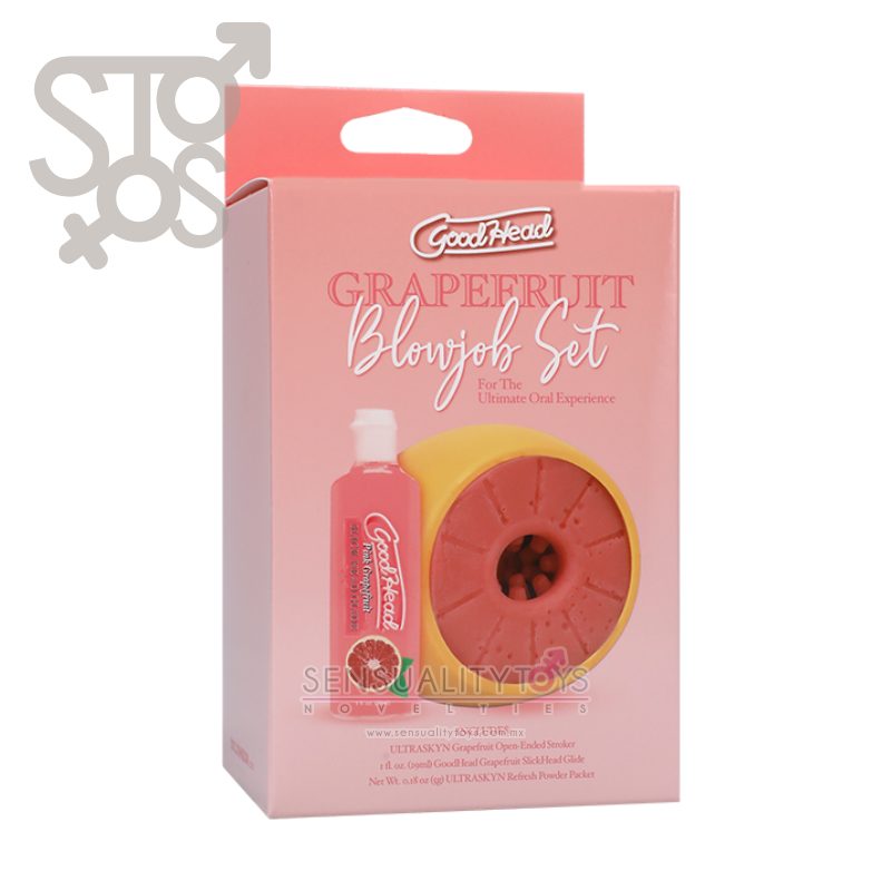 0682-35-BX GOODHEAD GRAPEFRUIT BLOWJOB SET - YELLOW