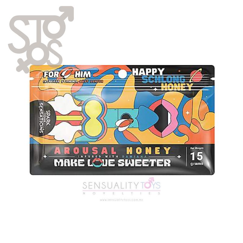 1325-35-BX Happy Schlong (His) - Honey - Arousal Honey