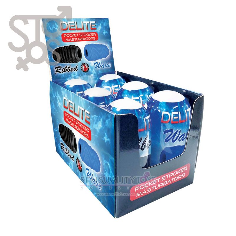 3206 DELITE POCKET STROKER MASTURBATOR - BLACK - Imagen 2