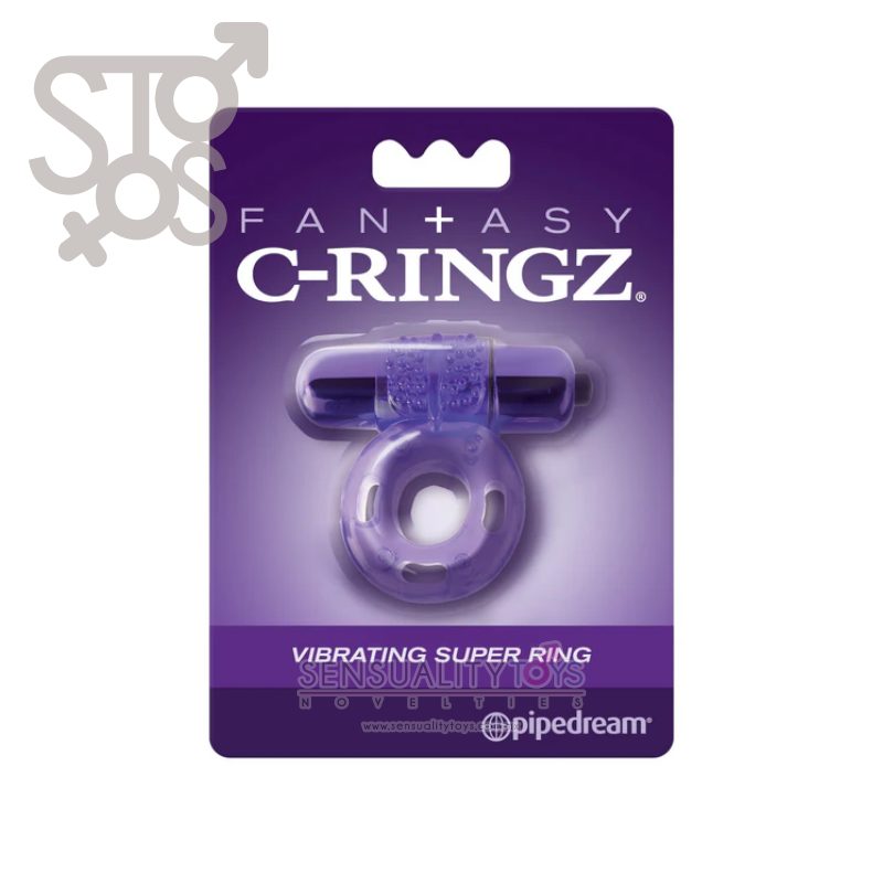 PD5860-12 FANTASY C-RINGZ VIBRATING SUPER RING - PURPLE