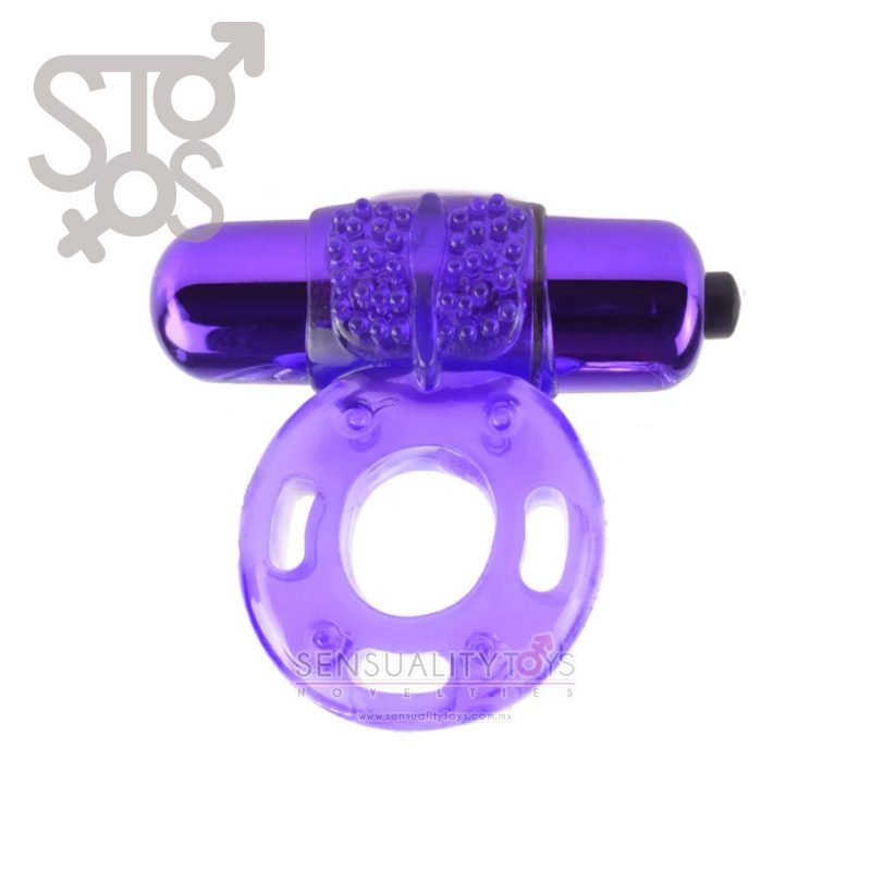 PD5860-12 FANTASY C-RINGZ VIBRATING SUPER RING - PURPLE - Imagen 2