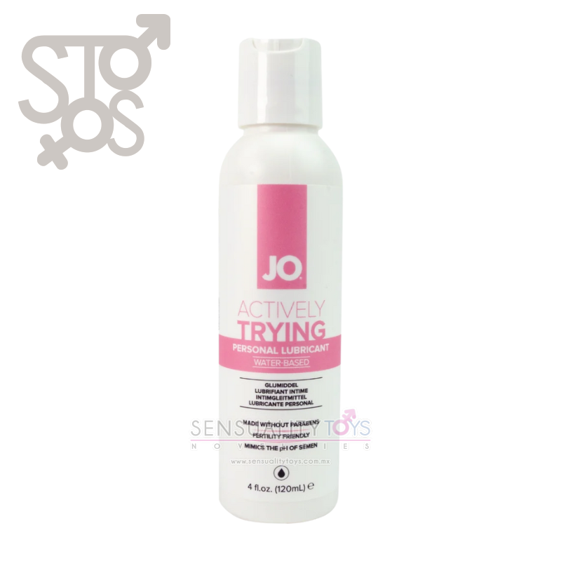 40132 JO ACTIVELY TRYING W/O PARABENS - LUBRICANT 4 FLOZ / 120 ML