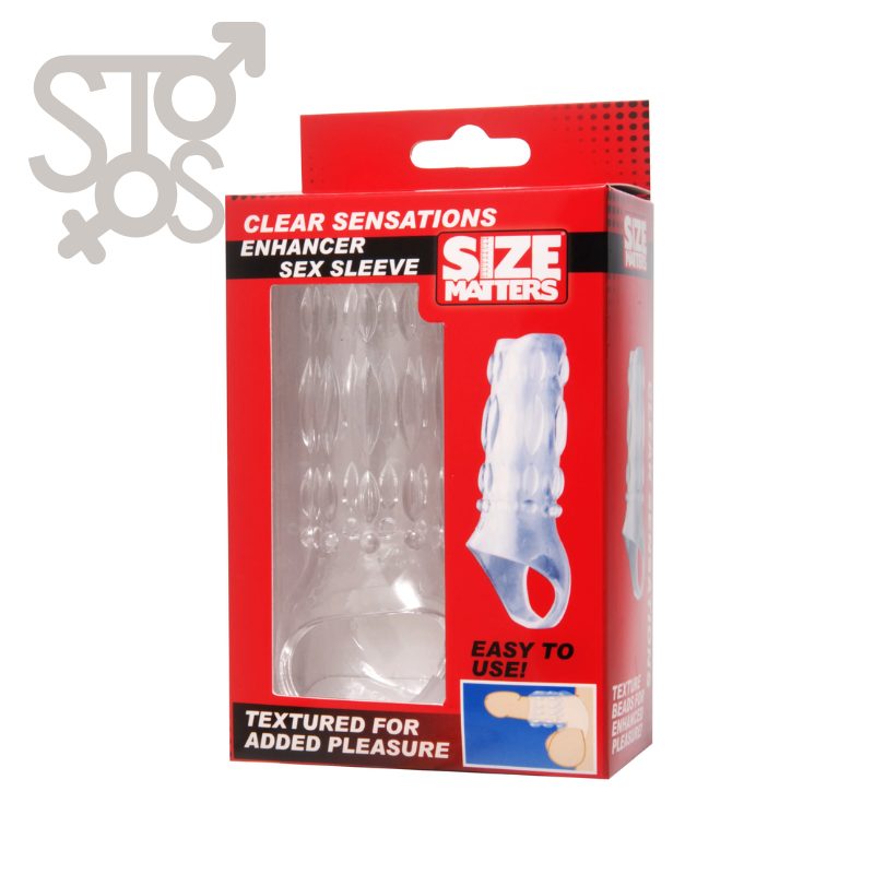 AE288-Clear SM Enhancer Sex Sleeve