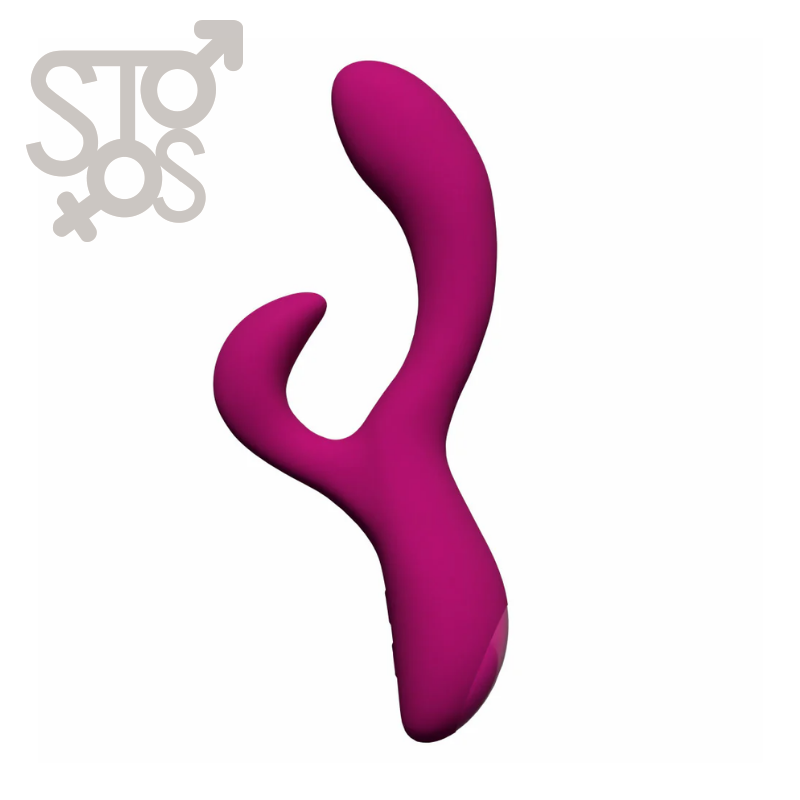 BL-41520 BLUSH - QUINN - RABBIT VIBRATOR - BURGUNDY. - Imagen 4