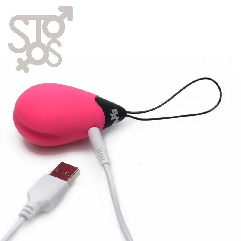 AG462-PINK BG 10X VIBRATING SILICONE EGG WITH REMOTE CONTROL -PINK - Imagen 3