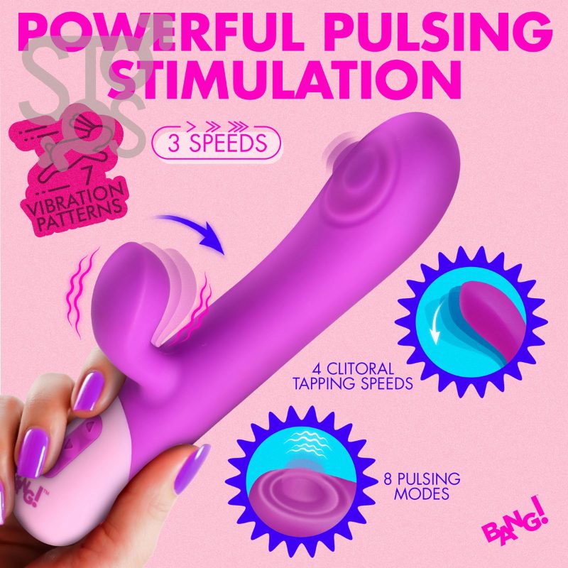 AH846 BG Clit Tapping Pulsing Rabbit - Imagen 3