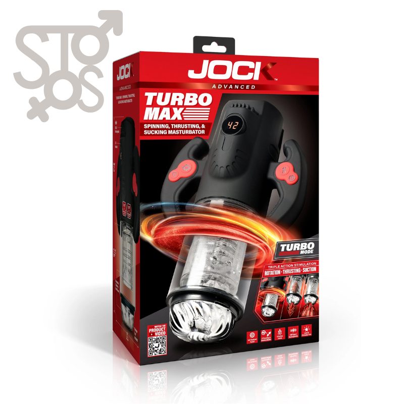CN1001 JOCK Advanced Turbo Max Spinning, Thrusting , & Sucking Masturbator