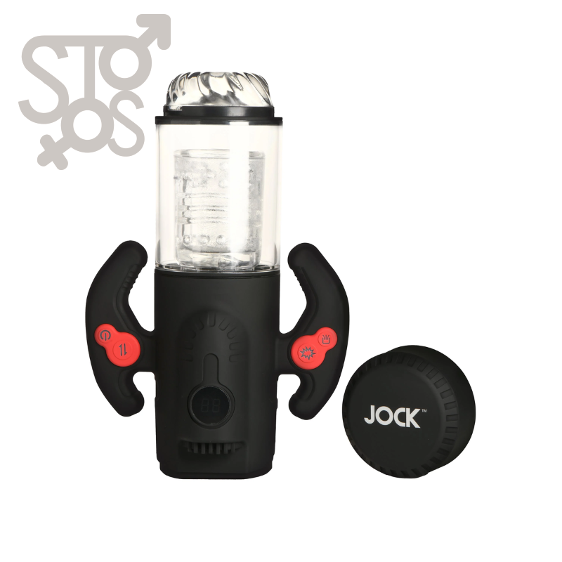 CN1001 JOCK Advanced Turbo Max Spinning, Thrusting , & Sucking Masturbator - Imagen 2