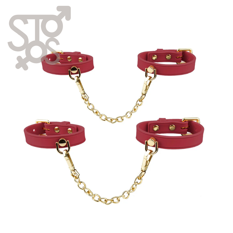 BL-55528 Temptasia® Ardor® - Wrist & Ankle Restraints - Red - Imagen 3