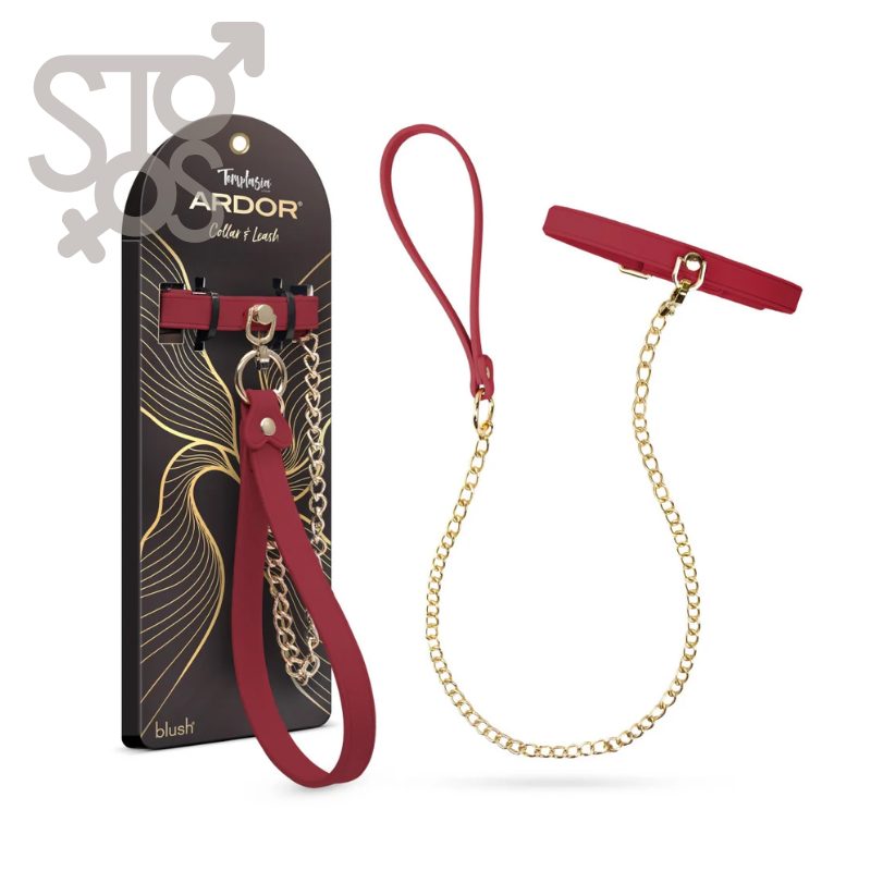 BL-55548 Temptasia® Ardor® - Collar & Leash - Red
