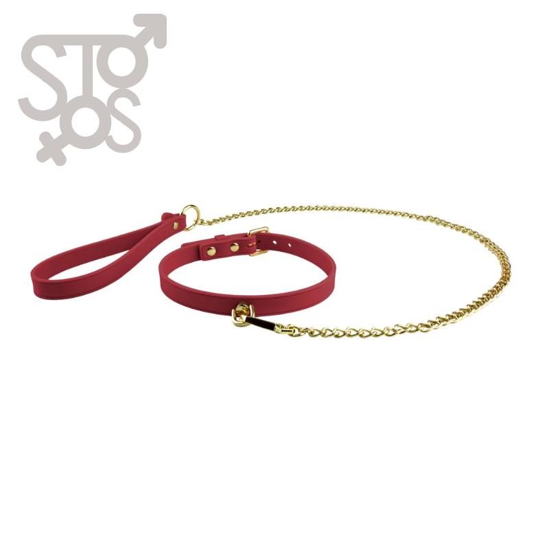BL-55548 Temptasia® Ardor® - Collar & Leash - Red - Imagen 2