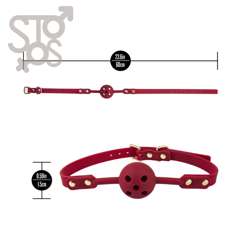 BL-55558 Temptasia® Ardor® - Ball Gag - Red - Imagen 2