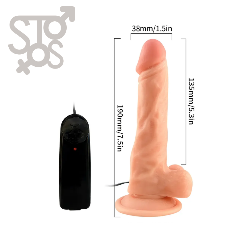 QSDZ-001-A DILDO VIBRATING ULTRA REALISTIC - Imagen 2